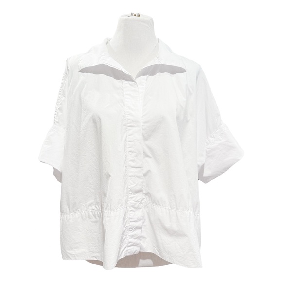 Banana Republic Laurel French-Cuff Shirt Women’s Size XL Classic White - Picture 5 of 10
